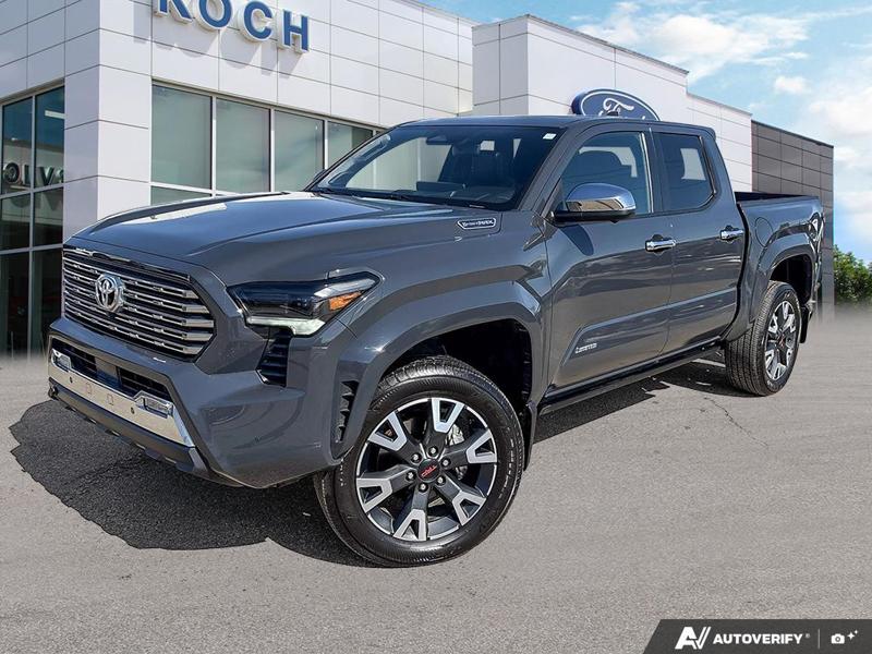 USED 2025 Toyota Tacoma Hybrid Limited - Black Exterior - $62,976 - Stock #E51163B - VIN 3TYLC5LN8ST017366 - Photo 1