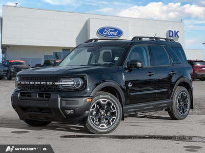 NEW 2026 Ford Bronco Sport Outer Banks - Shadow Black Exterior - $45,697 - Stock #D60177 - VIN 3FMCR9CN7TRE03584
