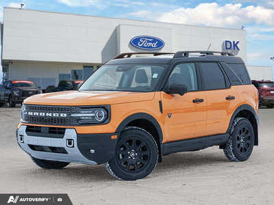 NEW 2026 Ford Bronco Sport Badlands - Orange Fury Metallic Tri-coat Exterior - $51,067 - Stock #D60199 - VIN 3FMCR9DA1TRE10140