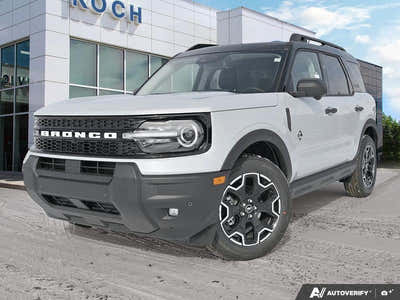 NEW 2026 Ford Bronco Sport Outer Banks - Space White Metallic Exterior - $44,999 - Stock #E60378 - VIN 3FMCR9CNXTRE18094