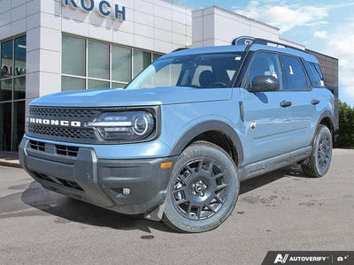 NEW 2026 Ford Bronco Sport Big Bend - Azure Grey Metallic Tri-coat Exterior - $45,514 - Stock #E60507 - VIN 3FMCR9BN3TRE36776