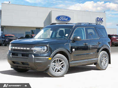 NEW 2026 Ford Bronco Sport Big Bend - Shadow Black Exterior - $40,418 - Stock #D60403 - VIN 3FMCR9BNXTRE40226