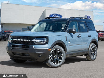 NEW 2026 Ford Bronco Sport Outer Banks - Azure Grey Metallic Tri-coat Exterior - $45,913 - Stock #D60540 - VIN 3FMCR9CN9TRE10083