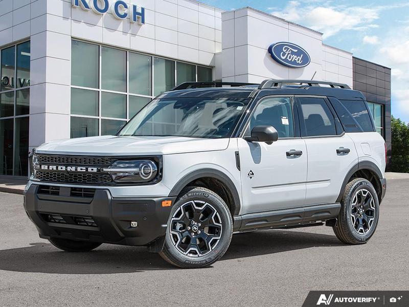 NEW 2026 Ford Bronco Sport Outer Banks - Space White Metallic Exterior / PLATINUM BLUE Interior - $44,999 - Stock #E60378 - VIN 3FMCR9CNXTRE18094 - Photo 1