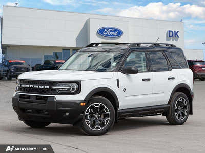 NEW 2026 Ford Bronco Sport Outer Banks - Oxford White Exterior - $40,668 - Stock #D60446 - VIN 3FMCR9CNXTRE40080