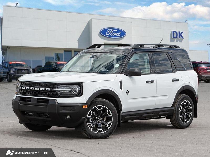 NEW 2026 Ford Bronco Sport Outer Banks - Oxford White Exterior / EBONY ROAST Interior - $40,668 - Stock #D60446 - VIN 3FMCR9CNXTRE40080 - Photo 1