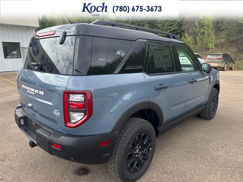 NEW 2026 Ford Bronco Sport Badlands - Azure Grey Metallic Tri-coat Exterior / DARK SPACE GREY LEATHER Interior - $48,490 - Stock #A26155 - VIN 3FMCR9DA9TRE50188 - Photo 11