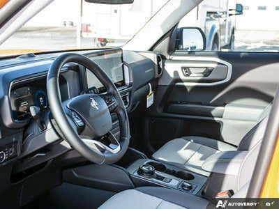 NEW 2026 Ford Bronco Sport Badlands - DARK SPACE GREY LEATHER Interior - $52,804 - Stock #E60241 - VIN 3FMCR9DA8TRE10054