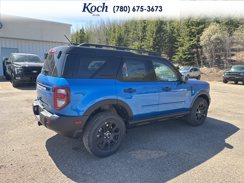 NEW 2026 Ford Bronco Sport Badlands - Velocity Blue Metallic Exterior / DARK SPACE GREY LEATHER Interior - $48,440 - Stock #A26156 - VIN 3FMCR9DA6TRE49757 - Photo 12