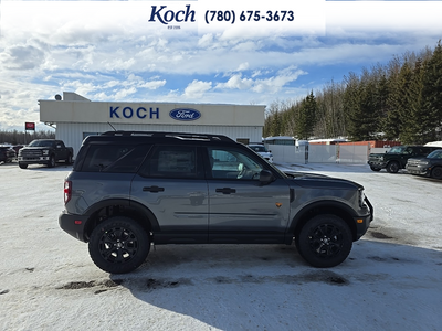 NEW 2026 Ford Bronco Sport Badlands - DARK SPACE GREY LEATHER Interior - $56,150 - Stock #A26058 - VIN 3FMCR9DAXTRE09097