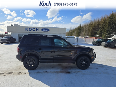 NEW 2026 Ford Bronco Sport Badlands - DARK SPACE GREY LEATHER Interior - $56,150 - Stock #A26030 - VIN 3FMCR9DA7TRE08313