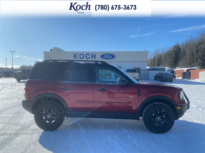 NEW 2026 Ford Bronco Sport Badlands - DARK SPACE GREY LEATHER Interior - $56,750 - Stock #A26062 - VIN 3FMCR9DA1TRE10655