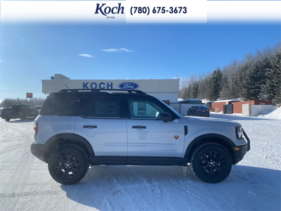 NEW 2026 Ford Bronco Sport Badlands - DARK SPACE GREY LEATHER Interior - $56,150 - Stock #A26055 - VIN 3FMCR9DAXTRE09973