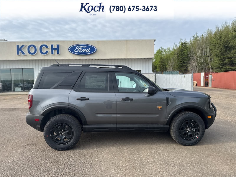 NEW 2026 Ford Bronco Sport Badlands - Carbonized Grey Metallic Exterior / DARK SPACE GREY LEATHER Interior - $56,150 - Stock #A26058 - VIN 3FMCR9DAXTRE09097 - Photo 13