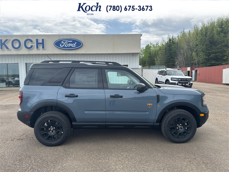 NEW 2026 Ford Bronco Sport Badlands - Azure Grey Metallic Tri-coat Exterior / DARK SPACE GREY LEATHER Interior - $48,490 - Stock #A26155 - VIN 3FMCR9DA9TRE50188 - Photo 13