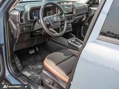 NEW 2026 Ford Bronco Sport Outer Banks - EBONY/ROAST, PREMIUM TRIMMED HTD FRONT BUCKET SEATS Interior - $43,353 - Stock #D60696 - VIN 3FMCR9CN4TRE86844