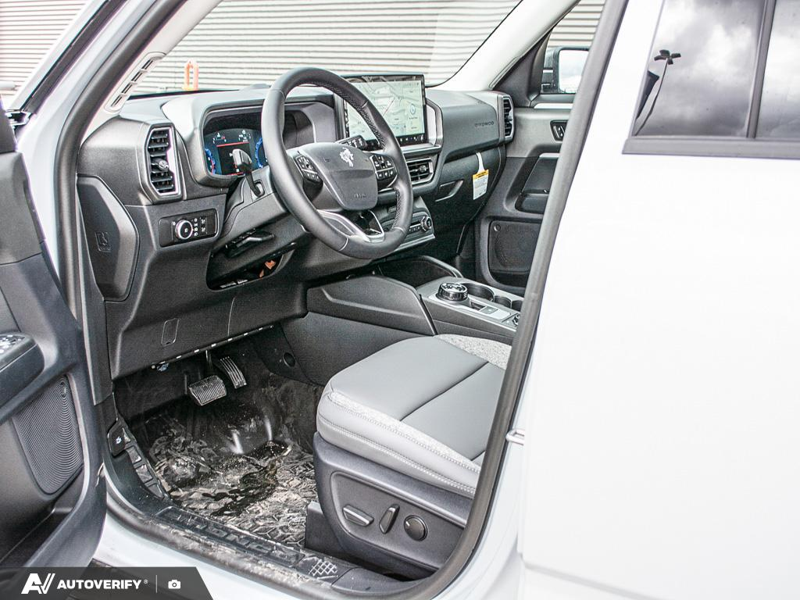 NEW 2026 Ford Bronco Sport Badlands - Space White Metallic Exterior / DARK SPACE GREY, ACTIVEX TRIMMED HTD FR SPORT CONTOUR BUCKET SEA Interior - $47,779 - Stock #D60810 - VIN 3FMCR9DA9TRF11491 - Photo 13