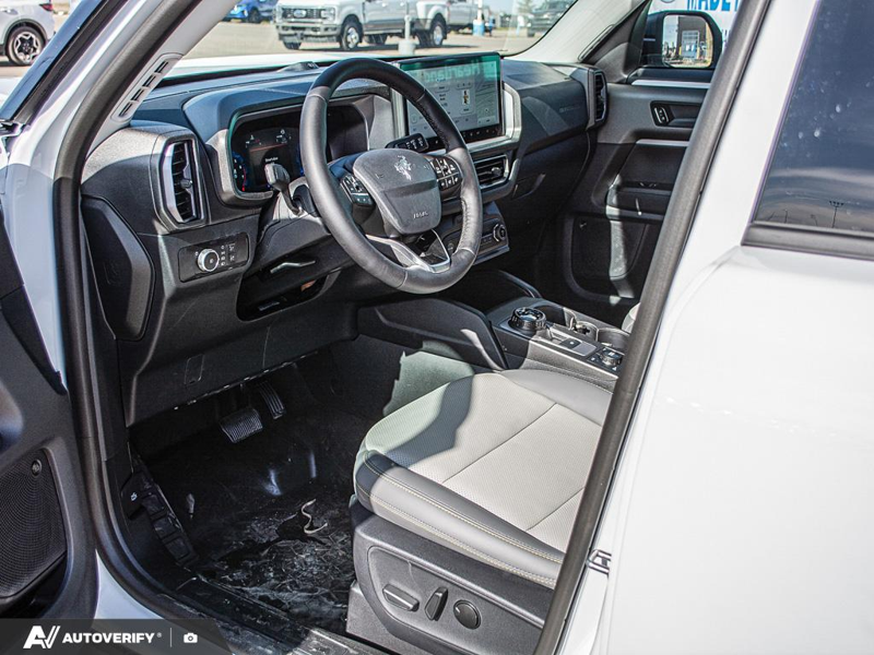 NEW 2026 Ford Bronco Sport Badlands - Oxford White Exterior / DARK SPACE GREY LEATHER Interior - $52,569 - Stock #D60807 - VIN 3FMCR9DA8TRF31909 - Photo 13