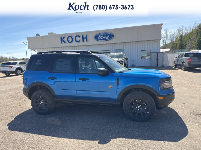 NEW 2026 Ford Bronco Sport Badlands - Velocity Blue Metallic Exterior / DARK SPACE GREY LEATHER Interior - $48,440 - Stock #A26156 - VIN 3FMCR9DA6TRE49757 - Photo 14