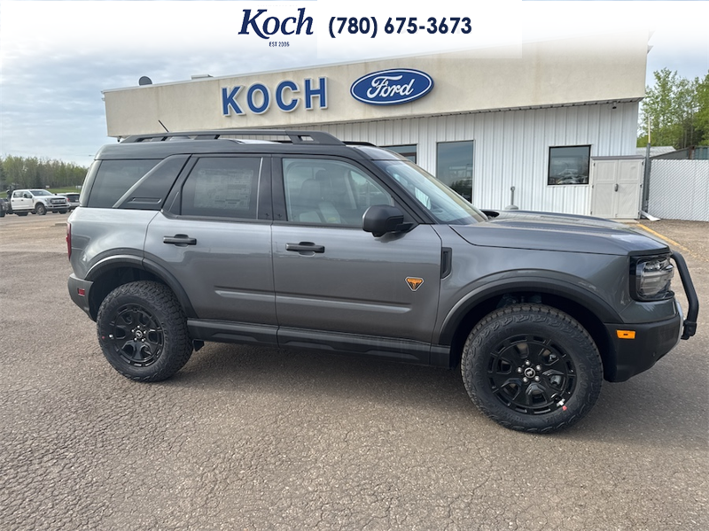 NEW 2026 Ford Bronco Sport Badlands - Carbonized Grey Metallic Exterior / DARK SPACE GREY LEATHER Interior - $56,150 - Stock #A26058 - VIN 3FMCR9DAXTRE09097 - Photo 14