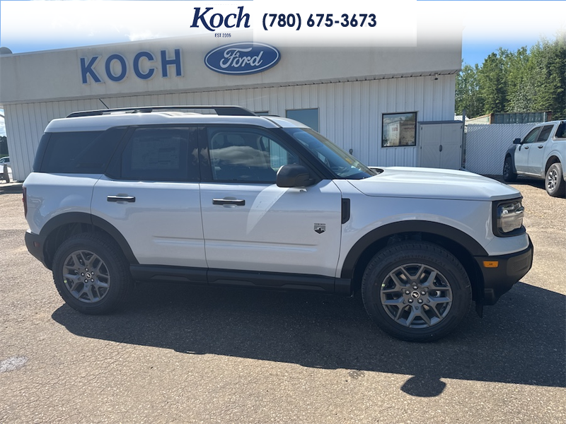 NEW 2026 Ford Bronco Sport Big Bend - Space White Metallic Exterior / MEDIUM LT SMOKED TRUFFLE, CLOTH HEATED FRONT BUCKET SEATS Interior - $39,915 - Stock #A26206 - VIN 3FMCR9BN3TRE70071 - Photo 14