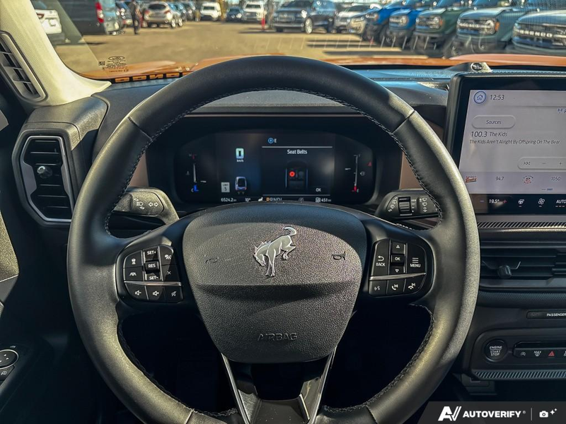 USED 2026 Ford Bronco Sport Outer Banks - Orange Fury Metallic Tri-coat Exterior / EBONY/ROAST, PREMIUM TRIMMED HTD FRONT BUCKET SEATS Interior - $42,912 - Stock #EP4796 - VIN 3FMCR9CN2TRE29428 - Photo 14
