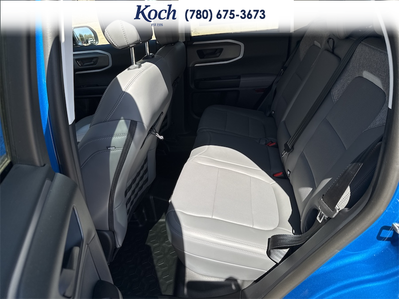 NEW 2026 Ford Bronco Sport Badlands - Velocity Blue Metallic Exterior / DARK SPACE GREY LEATHER Interior - $48,440 - Stock #A26156 - VIN 3FMCR9DA6TRE49757 - Photo 18