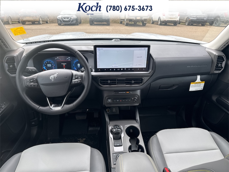 NEW 2026 Ford Bronco Sport Badlands - Crystal White Tricoat Exterior / DARK SPACE GREY LEATHER Interior - $55,400 - Stock #A26055 - VIN 3FMCR9DAXTRE09973 - Photo 19