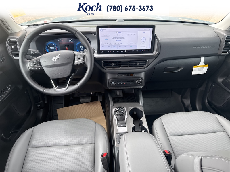 NEW 2026 Ford Bronco Sport Badlands - Azure Grey Metallic Tri-coat Exterior / DARK SPACE GREY LEATHER Interior - $48,490 - Stock #A26155 - VIN 3FMCR9DA9TRE50188 - Photo 19
