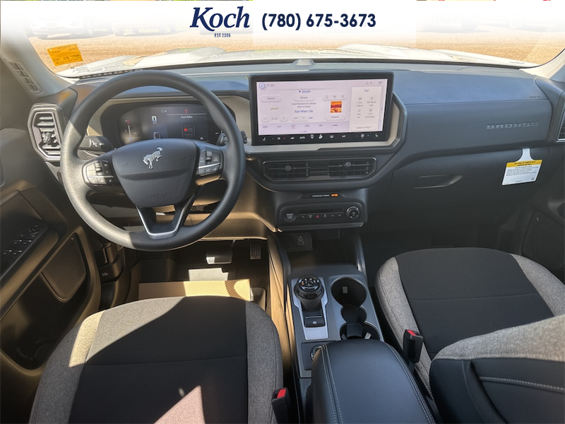 NEW 2026 Ford Bronco Sport Big Bend - Space White Metallic Exterior / MEDIUM LT SMOKED TRUFFLE, CLOTH HEATED FRONT BUCKET SEATS Interior - $39,915 - Stock #A26206 - VIN 3FMCR9BN3TRE70071 - Photo 19