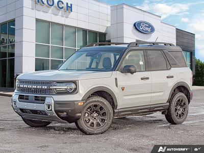 NEW 2026 Ford Bronco Sport Badlands - Space White Metallic Exterior - $48,919 - Stock #E60235 - VIN 3FMCR9DAXTRE08659