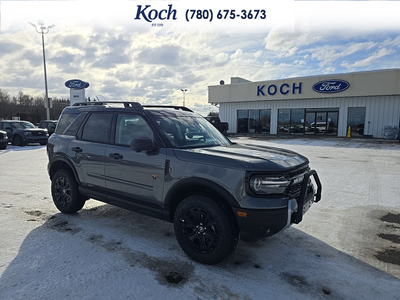 NEW 2026 Ford Bronco Sport Badlands - Carbonized Grey Metallic Exterior - $56,150 - Stock #A26058 - VIN 3FMCR9DAXTRE09097