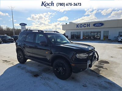 NEW 2026 Ford Bronco Sport Badlands - Shadow Black Exterior - $56,150 - Stock #A26030 - VIN 3FMCR9DA7TRE08313