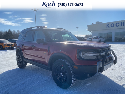 NEW 2026 Ford Bronco Sport Badlands - Ruby Red Tri-coat Metallic Exterior - $56,750 - Stock #A26062 - VIN 3FMCR9DA1TRE10655