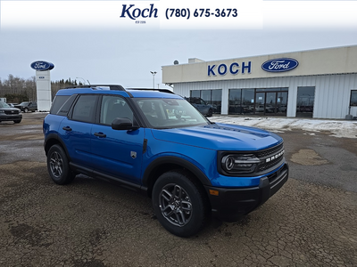 NEW 2026 Ford Bronco Sport Big Bend - Velocity Blue Metallic Exterior - $42,940 - Stock #A26125 - VIN 3FMCR9BN6TRE21320