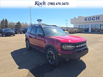NEW 2026 Ford Bronco Sport Outer Banks - Ruby Red Tri-coat Metallic Exterior - $43,790 - Stock #A26145 - VIN 3FMCR9CN2TRE36671