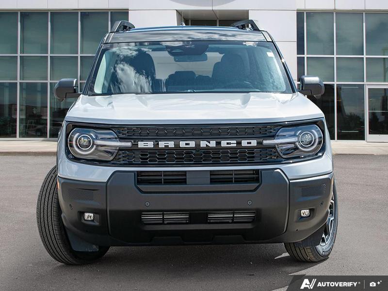 NEW 2026 Ford Bronco Sport Outer Banks - Space White Metallic Exterior / PLATINUM BLUE Interior - $44,999 - Stock #E60378 - VIN 3FMCR9CNXTRE18094 - Photo 2