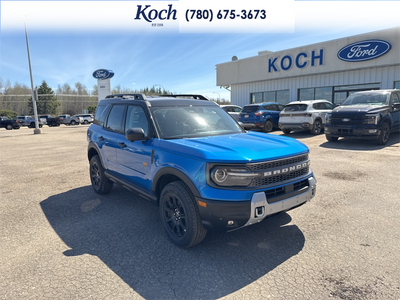 NEW 2026 Ford Bronco Sport Badlands - Velocity Blue Metallic Exterior - $48,440 - Stock #A26156 - VIN 3FMCR9DA6TRE49757