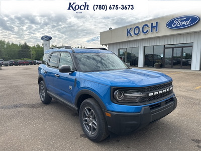 NEW 2026 Ford Bronco Sport Big Bend - Velocity Blue Metallic Exterior - $38,440 - Stock #A26125 - VIN 3FMCR9BN6TRE21320