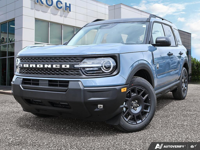 NEW 2026 Ford Bronco Sport Big Bend - Azure Grey Metallic Tri-coat Exterior - $40,044 - Stock #E60694 - VIN 3FMCR9BN8TRE70261