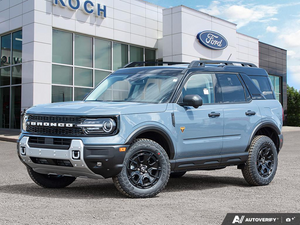 NEW 2026 Ford Bronco Sport Badlands - Azure Grey Metallic Tri-coat Exterior - $50,333 - Stock #E60646 - VIN 3FMCR9DAXTRE51320