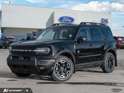 NEW 2026 Ford Bronco Sport Outer Banks - Shadow Black Exterior - $44,418 - Stock #D60177 - VIN 3FMCR9CN7TRE03584