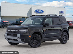 NEW 2026 Ford Bronco Sport Badlands - Shadow Black Exterior - $47,518 - Stock #D60200 - VIN 3FMCR9DA7TRE10515