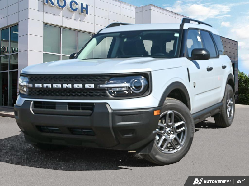 NEW 2026 Ford Bronco Sport Big Bend - Space White Metallic Exterior / LIGHT SMOKED TRUFFLE Interior - $36,597 - Stock #E60764 - VIN 3FMCR9BN8TRE70423 - Photo 1