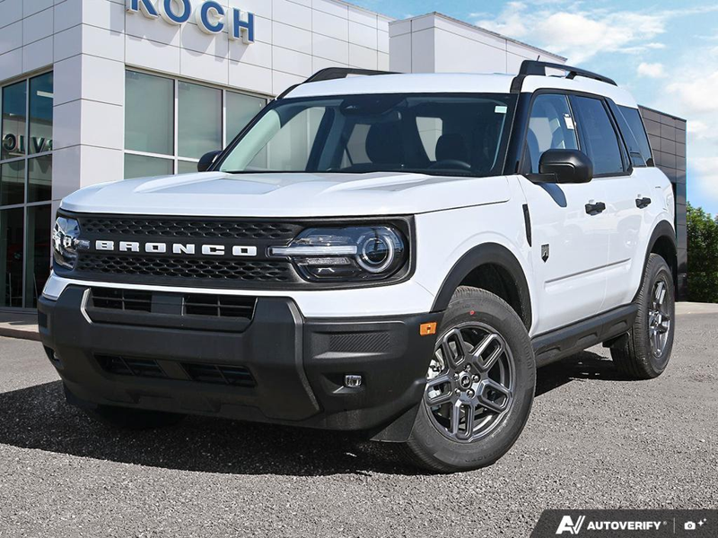 NEW 2026 Ford Bronco Sport Big Bend - Oxford White Exterior / LIGHT SMOKED TRUFFLE Interior - $37,235 - Stock #E60775 - VIN 3FMCR9BN4TRE70306 - Photo 1
