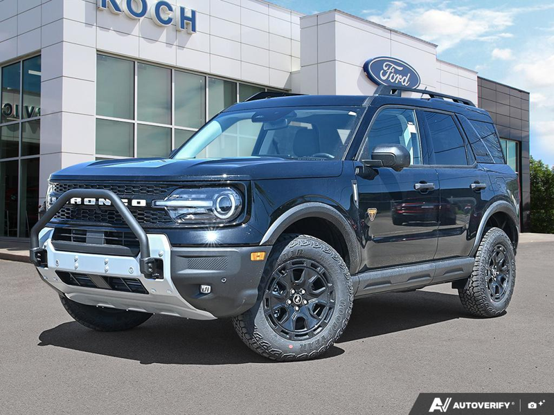 NEW 2026 Ford Bronco Sport Badlands - Shadow Black Exterior / DARK SPACE GREY LEATHER Interior - $50,695 - Stock #E60748 - VIN 3FMCR9DA6TRE69510 - Photo 1