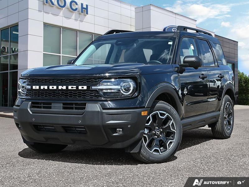 NEW 2026 Ford Bronco Sport Outer Banks - Shadow Black Exterior / EBONY BROWN VINYL Interior - $42,516 - Stock #E60800 - VIN 3FMCR9CNXTRE69532 - Photo 1