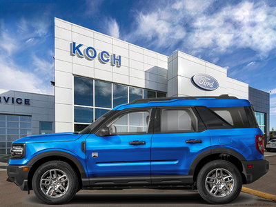 NEW 2026 Ford Bronco Sport Big Bend - Velocity Blue Metallic Exterior - $40,209 - Stock #E60880 - VIN 3FMCR9BNXTRE86784