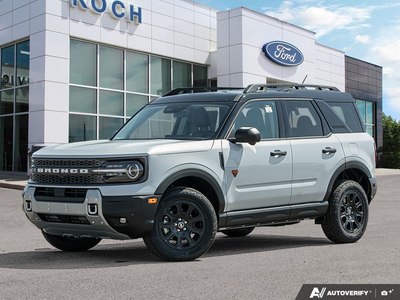 NEW 2026 Ford Bronco Sport Badlands - Space White Metallic Exterior - $43,799 - Stock #E60853 - VIN 3FMCR9DA8TRE86406