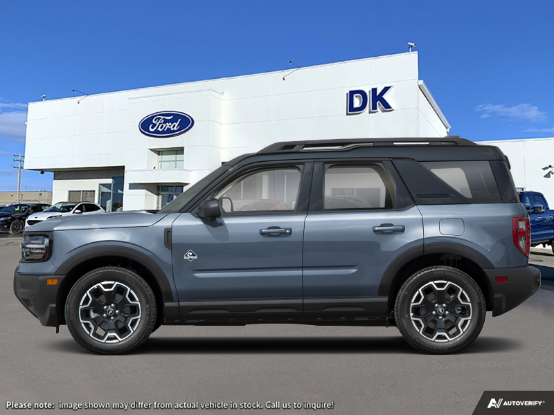 NEW 2026 Ford Bronco Sport Outer Banks - Azure Grey Metallic Tri-coat Exterior / EBONY/ROAST, PREMIUM TRIMMED HTD FRONT BUCKET SEATS Interior - $43,353 - Stock #D60696 - VIN 3FMCR9CN4TRE86844 - Photo 1